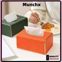 ราคา MUNCHX กล่องทิชชู่, ชั้นวางตู้ผ้าเช็ดปากทรงสี่เหลี่ยมนุ่ม,คอนเทนเนอร์กระดาษเช็ดมือหนัง PU สร้างสรรค์สําหรับตกแต่งบ้าน (40131360244)
