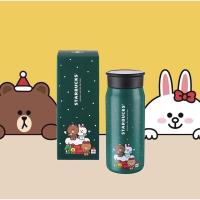 ราคา Starbucks Stainless Steel LINE Friends Brown and Friends Tumbler (13260967827)