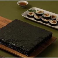 ราคา สาหร่ายทำคิมบับ สาหร่ายห่อซูชิ ข้าวปั้น บรรจุ100แผ่น Roasted Seaweed 김밥용김 (46211327427)