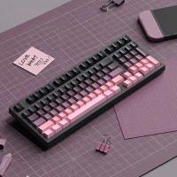 ราคา SWEET ~ 133 คีย์ Gradation Key Caps ชุด PBT แกะสลักด้านข้าง Keycaps เปลี่ยนสําหรับ 6 25U คีย์บอร์ดอุปกรณ์เสริมสําหรับเล่นเกม (44708351186)