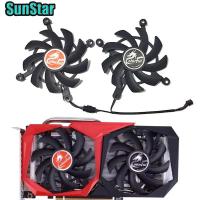 ราคา New 2PCS 85MM 4PIN GTX 1660 RTX 2060 Super GPU พัดลมระบายความร้อน,สําหรับ GTX 1660 1660Ti RTX 2060 Super กราฟิกการ์ด Cooler- (25898239259)