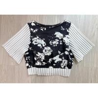ราคา เสื้อขาวดำ ลายดอก จั๊มเอว (46209891203)