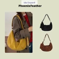 ราคา Phoenix Feather กระเป๋าสะพายข้างวินเทจสีน้ำตาล อเนกประสงค์ ทำจากหนังนิ่ม มีความจุขนาดใหญ่ เหมาะสำหรับใช้ทุกวัน (40580439736)
