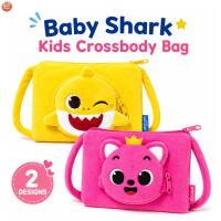 ราคา ตุ๊กตา Baby Shark พิงค์퐁 กับกระเป๋าสะพายข้าง (46559418344)