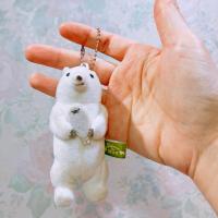 ราคา พวงกุญแจ ตุ๊กตา หมี หมีขาว polar bear อุ้มแมวน้ำ (24615052647)