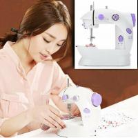 ราคา Mini Sewing Machine จักรเย็บผ้าขนาดเล็ก จักรเย็บผ้า จักรเย็บผ้าไฟฟ้า (สีม่วง) (2079129985)