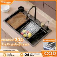 ราคา ซิงค์ล้างแบบฝัง ซิงค์ล้างจาน ซิงค์สแตนเลส ซิงค์ครัว นาโนดำ ซิ้งล้างจาน อ่างล้างจาน ซิ้งอ่างล้างจาน (40429923406)