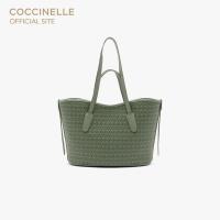 ราคา COCCINELLE กระเป๋าโท้ทผู้หญิง รุ่น NEW NEVER WITHOUT BAG SHOPPING BAG 110501 สี MULTI GREENENARY/GREENENARY (42673544166)