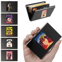 ราคา Metal card holder Metal Box Cardholder Wallet ID Card Holder Blocking Slim Metal Wallet Automatic Pop up Credit Card (52512100854)