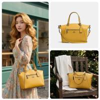 ราคา *ส่งด่วน* หิ้วจาก USA : Coach ทรงพัด PRAIRIE SATCHEL (COACH F58874) #กระเป๋าทำงาน #กระเป๋าสีเหลือง (49902793921)