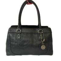 ราคา Pierre Cardin กระเป๋าถือสีดำ กระเป๋ามือสอง (50059764520)