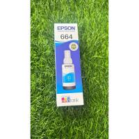 ราคา หมึกเติม epson664 สีฟ้า แท้100% (52753062472)