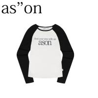ราคา 직송 ASON SORBET LONG SLEEVE -PINK WHITE/BLACK WHITE (53502135400)