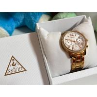 ราคา นาฬิกา GUESS รุ่น W062312 สีทองหน้าปัดขาว (43354570468)