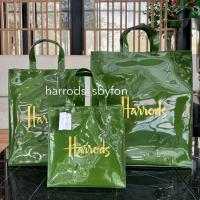 ราคา Harrods * พร้อมส่ง * Size S/M/L Logo Pvc Bag ของแท้ 100% จากอังกฤษ (27152396555)
