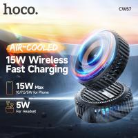 ราคา Hoco CW57 พัดลม Cooling Wireless Fast Charger 3in1 แท่นชาร์จไร้สายแม่เหล็ก 15W Qi Wireless Charger For15/14/13 โทรศัพท์มือถือหูฟังนาฬิกาแท่นชาร์จไร้สาย (27651242732)