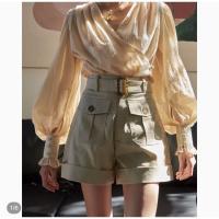 ราคา Mitr belted shorts (used) (18816842213)
