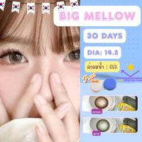 ราคา 65% คอนแทคเลนส์ Hydrogel (บิ๊กอาย) Big mellow Brown / Gray (ulens) ⭐️ลายฮิต ขายดีมาก กรองแสงกันยูวี (51356177397)