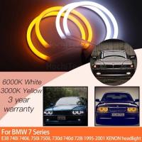 ราคา Angel Eyes Halo Ring Kits for BMW 7 Series E38 740i 740iL 750i 750iL 730d 740d 728i 1995-2001 XENON (45106225606)