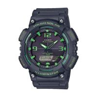 ราคา Casio Standard นาฬิกาข้อมือผู้ชาย สายเรซิ่น รุ่น AQ-S810,AQ-S810W,AQ-S810W-8A3 - สีดำ (6017241779)