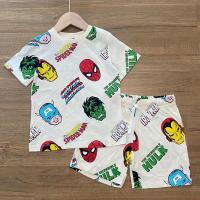 ราคา H&M ชุดเซ็ท marvel ขาสั้น ไซส์ 5 ขวบ - 7 ขวบ (18386542207)
