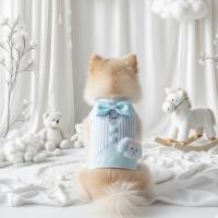 ราคา PurandPaws สายจูงชุดรัดอกสูทฟ้า บลูพัพพี้สำหรับสุนัข/แมว มีห่วงสายจูง กระเป๋าน้องหมาฟรุ้งฟริ้ง (55052703900)