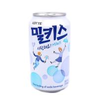 ราคา มิลคิส เครื่องดื่มอัดก๊าซกลิ่นโยเกิร์ต โซดานม รสออริจินัล milkis lotte milk and yoghurt flavour drink 340ml (24373012707)