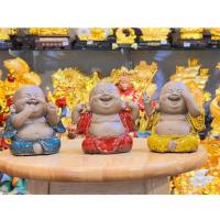ราคา พระสังกัจจายน์ นั่งยิ้ม สังกัจจาย เทพแห่งความอุดมสมบูรณ์ โชคลาภ ความเจริญ งานปั้นดินเผาทั้งองค์ ขนาด5.5 นิ้ว (51059973763)