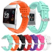 ราคา สายนาฬิกาข้อมือซิลิโคนสำหรับเล่นกีฬา for Fitbit Ionic (2074606622)
