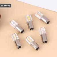 ราคา [MAKY] BA9S หลอดไฟ LED 6V อัพเกรดหลอดไฟ 4LED เปลี่ยนโคมไฟสําหรับไฟฉายไฟหน้ามอเตอร์จักรยานเครื่องมือหลอดไฟ LED TH (41181399893)