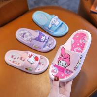 ราคา Sanrio Kuromi Melody รองเท้าแตะลําลอง กันลื่น ลายการ์ตูน Hello Kitty Cinnamoroll เหมาะกับฤดูร้อน สําหรับเด็ก และผู้ใหญ่ (53912591665)