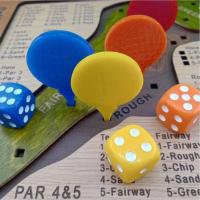 ราคา Tabletop Dice Golf Game Wooden Mini Golf Board Game Gift for Family & Friends [rgboutdoor.th] (53359169487)