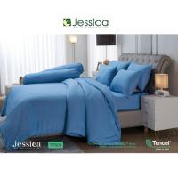 ราคา Jessica Tencel [ทอ 500 เส้น] ชุดผ้าปูที่นอน เจสสิก้า รุ่น เทนเซล สีพื้น สีฟ้า TP008 (40373882429)