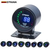 ราคา HU EPMAN 52mm Smoked LED Digital Air Fuel Ratio AFR RPM Boost Gauge Oil Press Water Oil Temp EGT Meter Gauge W/ Sensor E (51510939747)