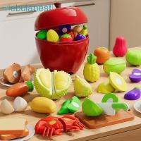 ราคา NEBULANEST 25/32PCS ชุดของเล่นตัดผลไม้, 25/32PCS ผลไม้จําลองเล่นของเล่นตัดอาหาร, Early Education จําลองครัวของเล่นเด็กเล่น (28844617917)