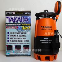 ราคา TAKARA ไดโว่ ปั๊มจุ่ม ปั๊มแช่ ปั๊มไฟฟ้า 750 W แบบ มีลูกลอย รุ่น Professional 3 in 1 สายไฟยาว 8 เมตร (7320858353)