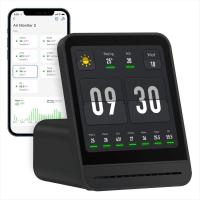 ราคา Qingping Air Quality Monitor Gen 2, Air Quality Monitor Indoor Detects PM2.5, CO2, PM10, Noise, อุณหภูมิและความชื้น, ฟังก์ชั่นนาฬิกาปลุกอัพเกรดใหม่, เครื่องทดสอบคุณภาพอากาศสําหรับ (41531427886)