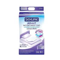 ราคา ซีเคียว แผ่นรองซับXL Sekure Absorbent Pads XL 9Sheet (52509435807)