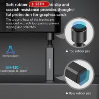 ราคา SETH 50-120 มม.ผู้ถือกราฟิกการ์ดผู้ถือการ์ดแนวตั้ง Braet อลูมิเนียมการ์ด GPU ผู้ถือสนับสนุนเดสก์ท็อป PC กรณี Vary (55959264329)