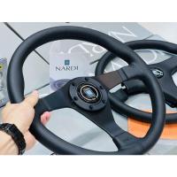 ราคา พวงมาลัย Nardi Gara 3/0 Steering Wheel 350 mm Leather Black Stitch แท้ อิตาลี่ ด้ายดำ Italy พร้อมแหวนอลูมิเนียม (14085624145)