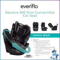 ราคา Evenflo คาร์ซีท Revolve360 Slim (Canton Black) [WARRANTY 1 ปี] | ฮูชาบาย (52357382809)