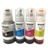 ราคา Epson Ink 001 Epson T03Y (001) Ink Bottle Set 4 Colors Dye Ink for Printer L4150 L4160 L5190 L6160 L6170 L6190 (57558351559)