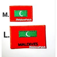 ราคา ธงชาติมัลดีฟ สินค้าไทย งานตรงปก สินค้าพร้อมส่ง อาร์มธงMaldives ตัวรีดติดเสื้อ กระเป๋า หมวก (14051586725)