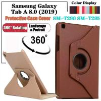 ราคา เคสหนังคุณภาพดี หมุนได้ 360 องศา เคส Case Samsung Tab A8" (2019) (SM-T295) / Samsung Tab A with S Pen P205 P20 (4334224547)