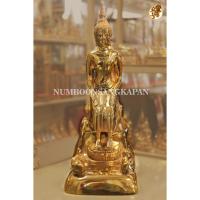 ราคา พระประจำวันพุธ (กลางคืน) ปางป่าเลไลยก์ เนื้อทองเหลืองขัดเงา ขนาดหน้าตัก 3นิ้ว (16613077547)