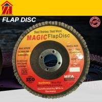 ราคา 4" Magic Flap Disc 100mm x 16mm Flap Disc Magic - 80 ,120 , 240 (47411498491)