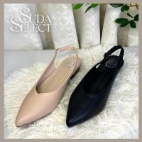 ราคา SudaSelect : รองเท้ารัดส้นหัวแหลม ส้นสูง 1.2 นิ้ว รหัส 651160 (18085569478)