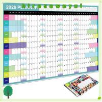 ราคา HIRASAWAYUI ปฏิทินติดผนังขนาดใหญ่, 2026 Agenda Organizer ปฏิทินประจําวันรายปี, Creative To Do List Schedule ประจําปี Planner 365 วันแผ่นวางแผน Home Office (48761330774)