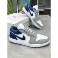 ราคา Nike Air Jordan 1 Low น้ำเงิน color ของแท้ 100 % รองเท้าผ้าใบ (21993776496)
