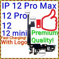 ราคา (6 สี) ใหม่พอร์ตชาร์จ MIC Flex Ribbon สําหรับ IPHON 12 Pro Max 12 mini Grade (41411296201)